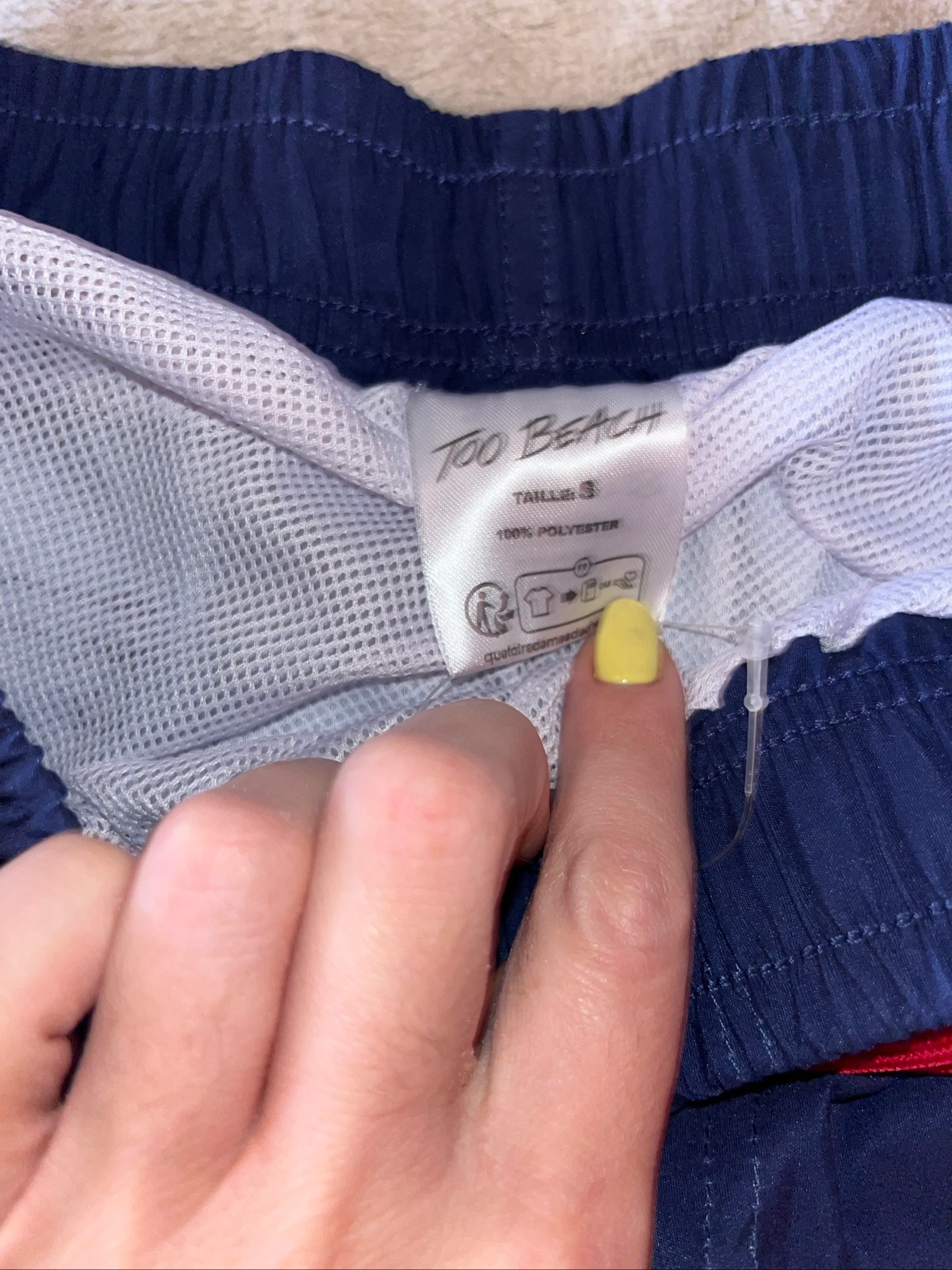 Heren badpak maat S blauw, wit en rood nieuw – photo 2